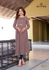 Swagat Vol 2 By Mittoo Heavy Rayon Embroidery Long Kurtis Wholesale Market In Surat
